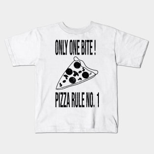 Only One Bite Pizza Kids T-Shirt